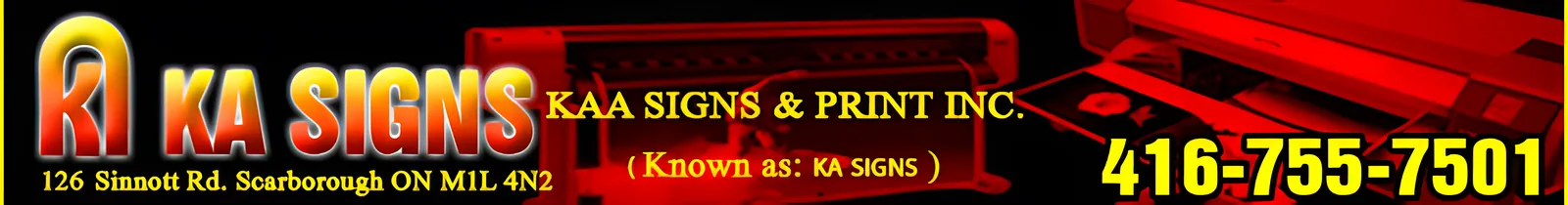 KA Signs logo